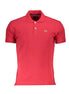 La Martina Red Cotton Men Polo Shirt La Martina