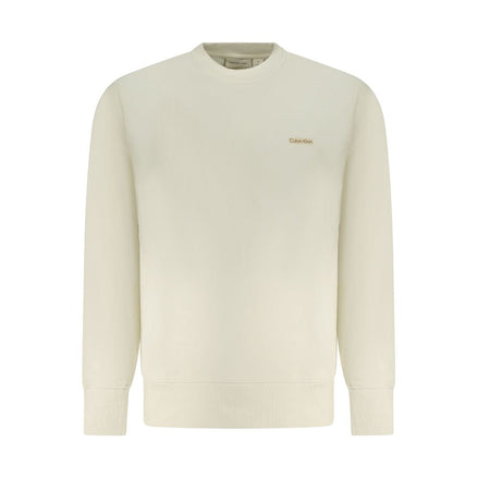 Calvin Klein Beige Cotton Men Sweater Calvin Klein