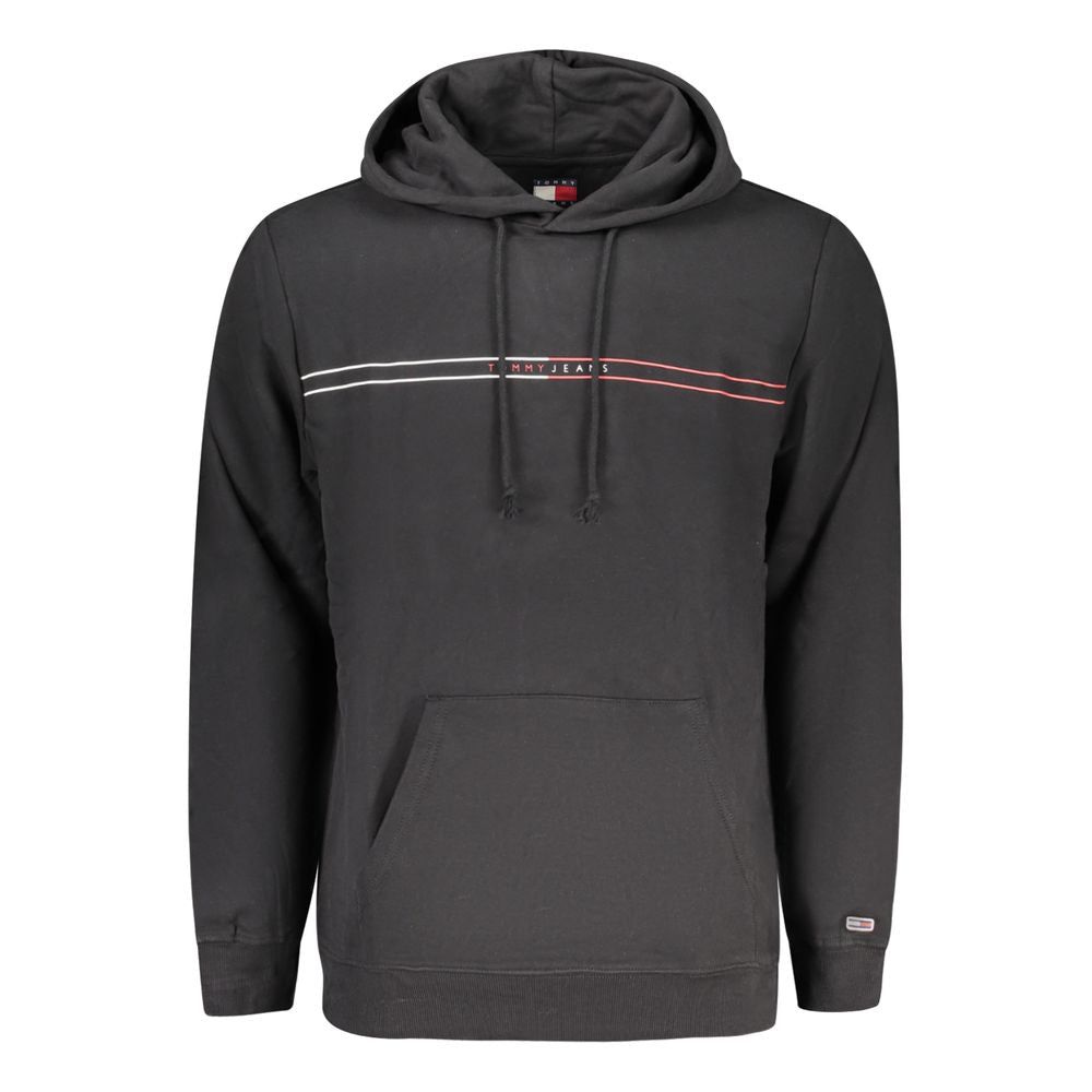 Sweat à capuche Tommy Hilfiger en coton noir pour homme