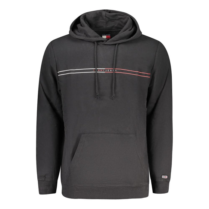 Sweat à capuche Tommy Hilfiger en coton noir pour homme