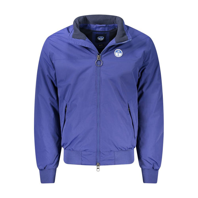 North Sails Blue Polyamide Men Jacket North Sails