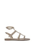 Valentino Garavani Gray Calf Leather Bos Taurus Sandals Valentino Garavani