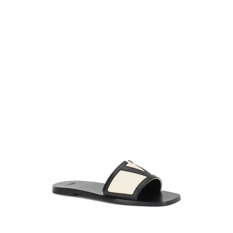 Valentino Garavani Multicolor Calf Leather Bos Taurus Sandals Valentino Garavani