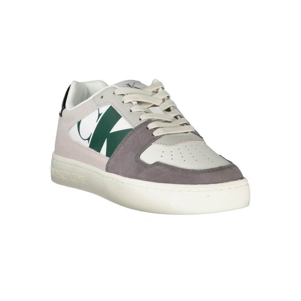 Calvin Klein White Polyester Men Sneaker Calvin Klein