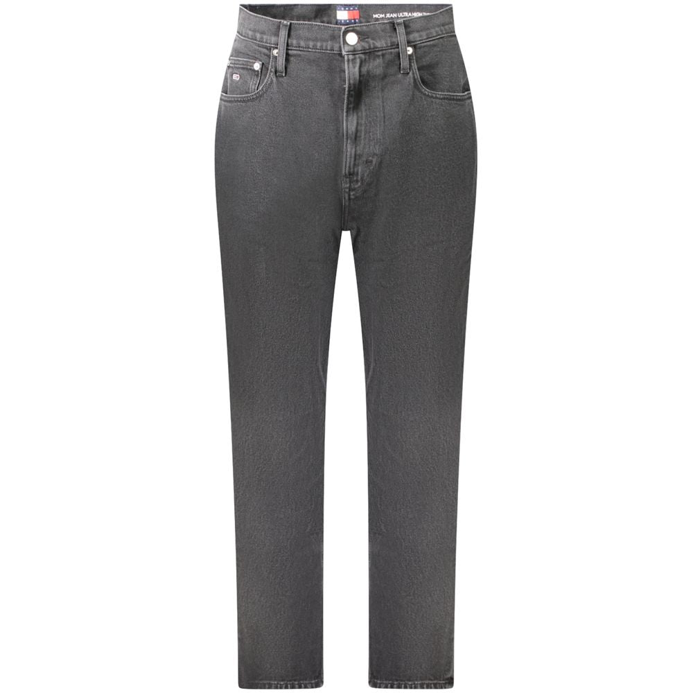 Tommy Hilfiger Black Cotton Women Jeans Tommy Hilfiger