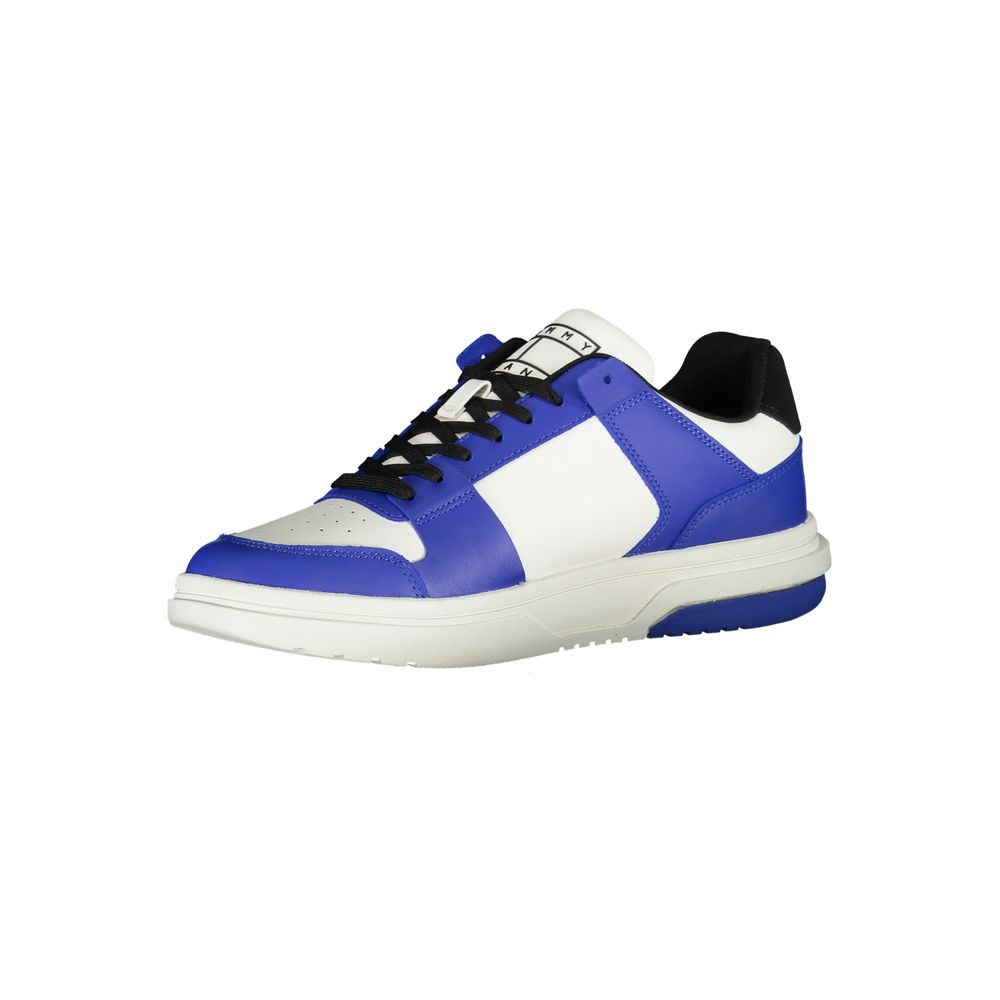 Tommy Hilfiger Blue Polyethylene Men Sneaker Tommy Hilfiger