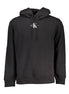 Calvin Klein Black Cotton Men's Sweater Hoodie Calvin Klein