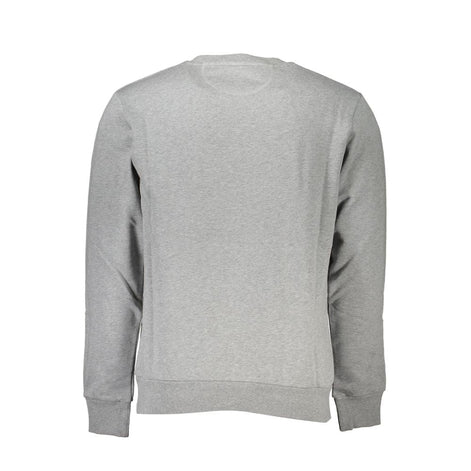 La Martina Grigio Cotton Men Sweatshirt La Martina