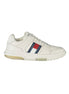 Tommy Hilfiger White Leather Women Sneaker Tommy Hilfiger