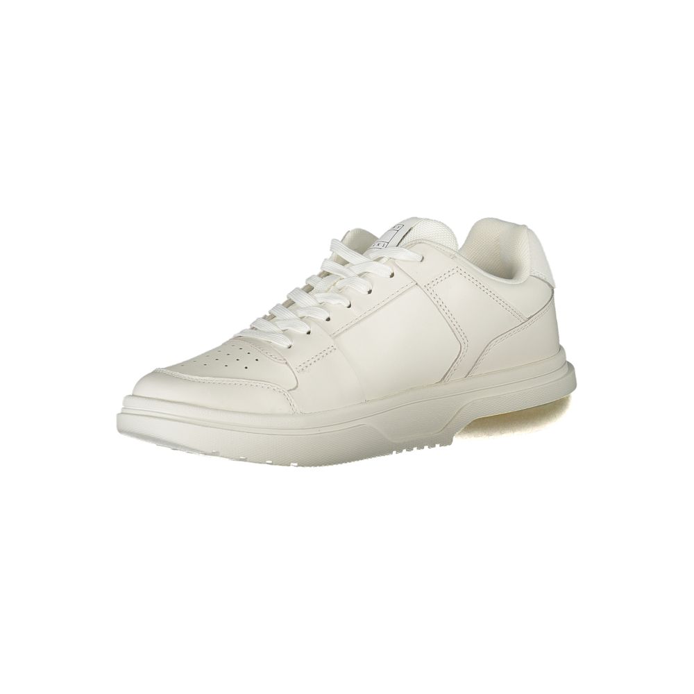 Tommy Hilfiger White Leather Women Sneaker Tommy Hilfiger
