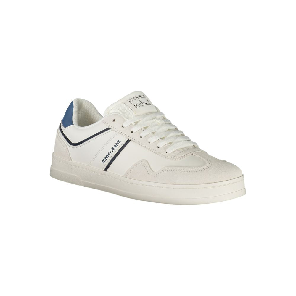 Tommy Hilfiger White Polyethylene Men Sneaker Tommy Hilfiger