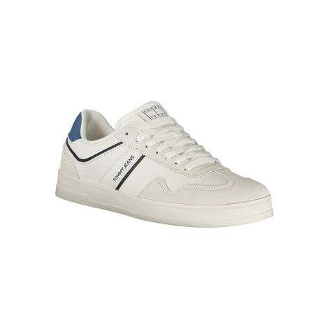 Tommy Hilfiger White Polyethylene Men Sneaker Tommy Hilfiger