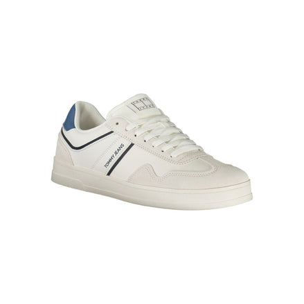Tommy Hilfiger White Polyethylene Men Sneaker Tommy Hilfiger