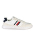 Tommy Hilfiger White Leather Men Sneaker Tommy Hilfiger