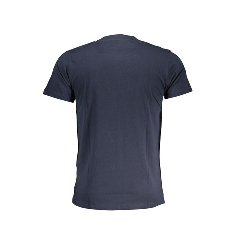 Cavalli Class Blu Cotton Men T-Shirt Cavalli Class