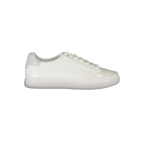 Calvin Klein Bianco Pelle Women Sneaker