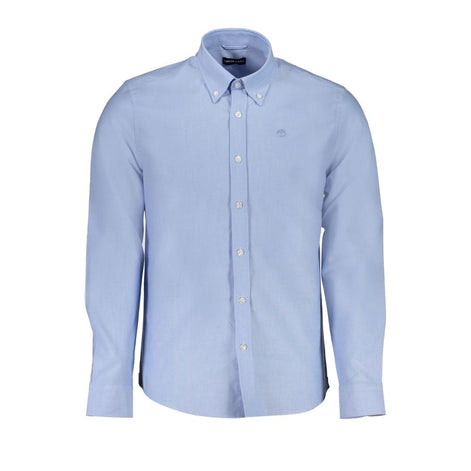 North Sails Light Blue Cotton Men Shirt North Sails