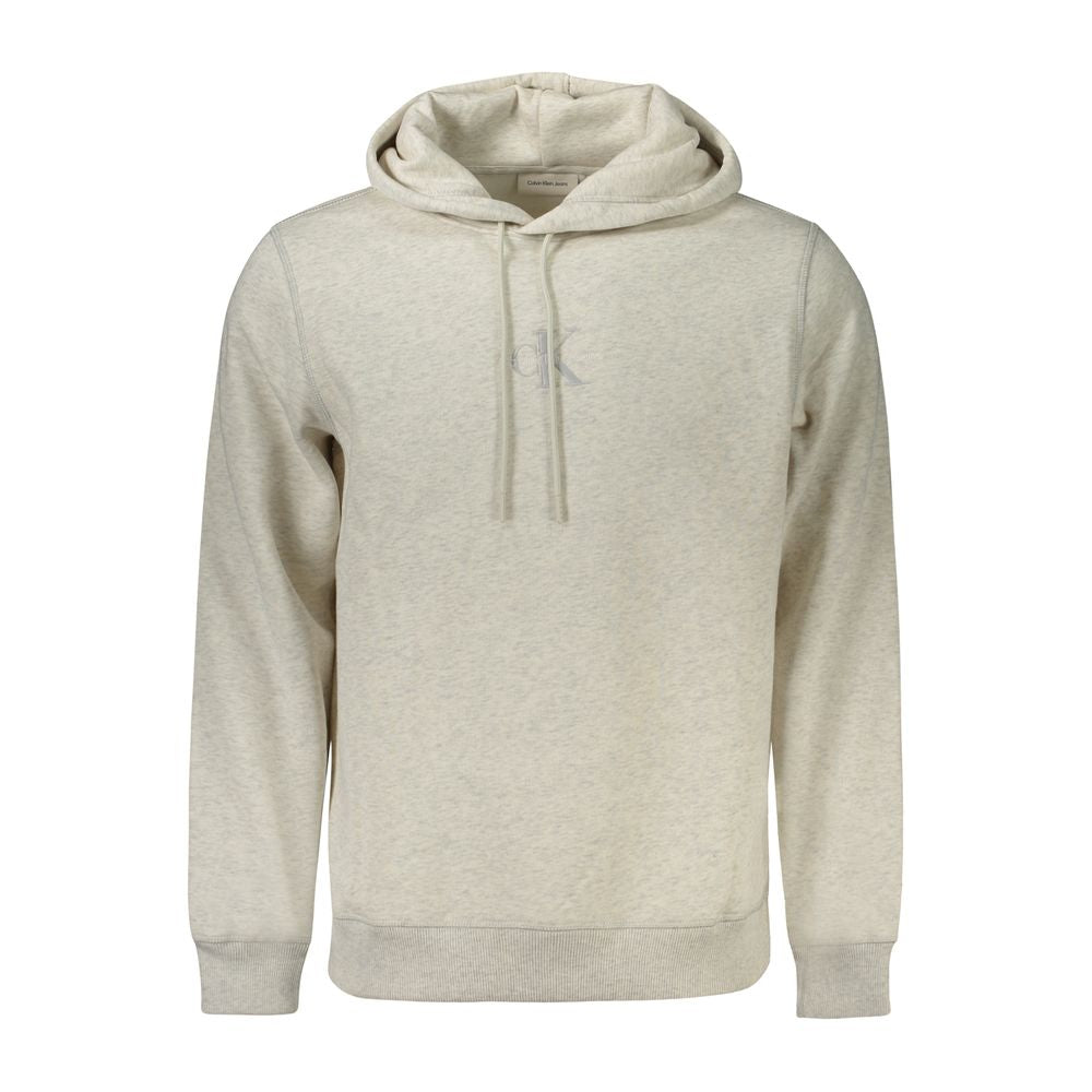 Calvin Klein Grigio Cotton Men's Hoodie Calvin Klein