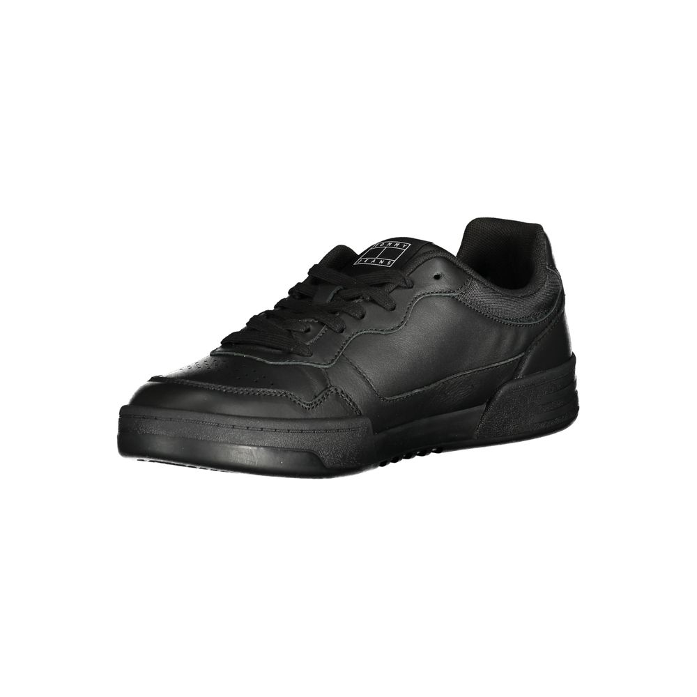 Tommy Hilfiger Black Polyethylene Men Sneaker Tommy Hilfiger