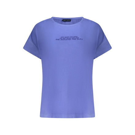 North Sails Blue Cotton Women T-Shirt North Sails