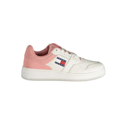 Tommy Hilfiger Pink Polyester Sneaker Tommy Hilfiger