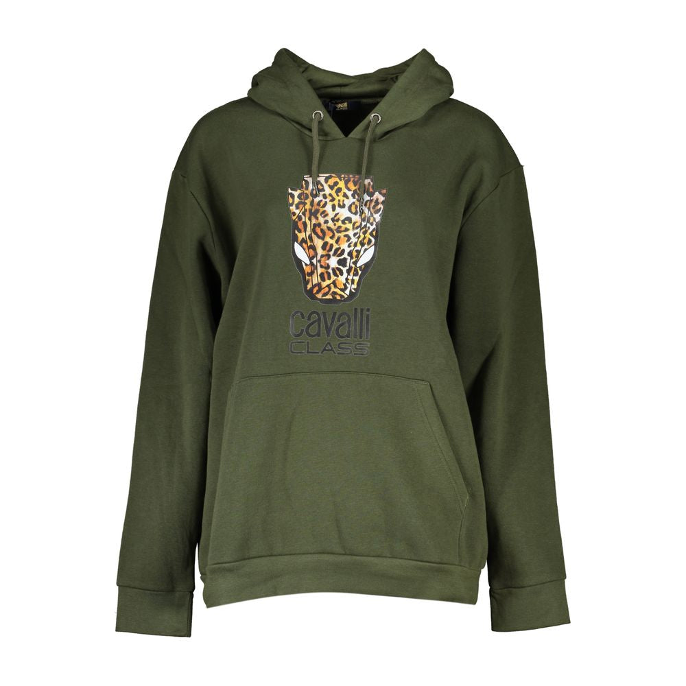 Cavalli Class Verde Polyester Women Sweatshirt Cavalli Class