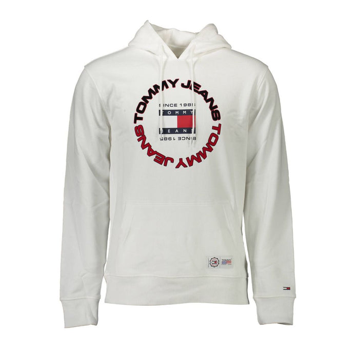 Tommy Hilfiger White Cotton Men Sweater Tommy Hilfiger