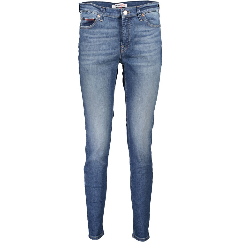 Tommy Hilfiger Blue Cotton Women Skinny Jean Tommy Hilfiger