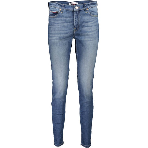 Tommy Hilfiger Blue Cotton Women Skinny Jean Tommy Hilfiger