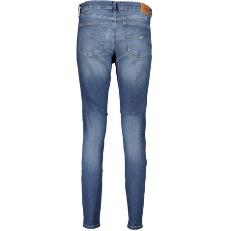 Tommy Hilfiger Blue Cotton Women Skinny Jean Tommy Hilfiger