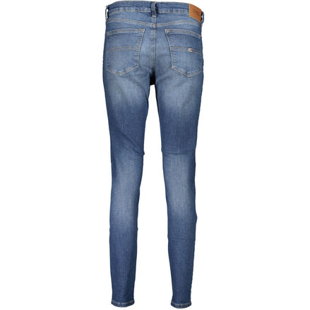 Tommy Hilfiger Blue Cotton Women Skinny Jean Tommy Hilfiger