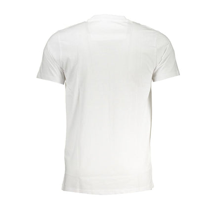 Cavalli Class Bianco Baumwoll-Herren-T-Shirt