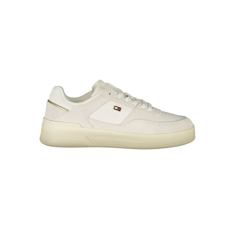 Tommy Hilfiger White Leather Women Sneaker Tommy Hilfiger