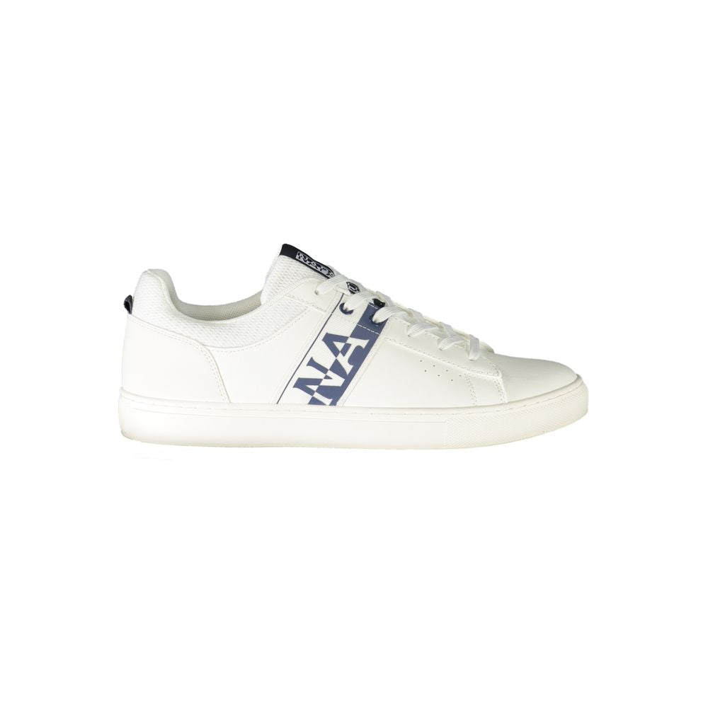 Napapijri White Leather Men's Sneaker Napapijri