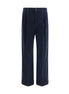 Valentino Blue Cotton Pants Valentino