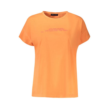 North Sails Orange Cotton Women T-Shirt North Sails