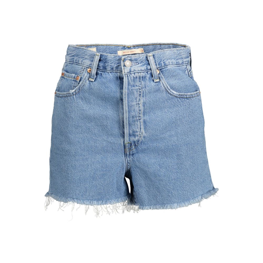 Levi's Blue Cotton Women Shorts Levi's