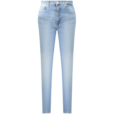 Tommy Hilfiger Blue Cotton Women Jeans Tommy Hilfiger