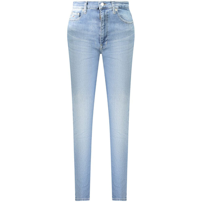 Tommy Hilfiger Blue Cotton Women Jeans Tommy Hilfiger