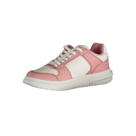 Tommy Hilfiger Pink Polyester Sneaker Tommy Hilfiger