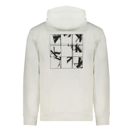 Calvin Klein White Cotton Sweatshirt Calvin Klein