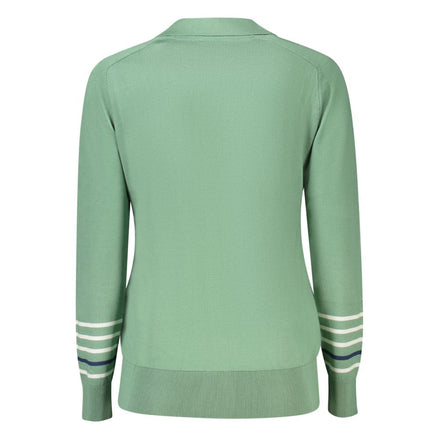 North Sails Green Cotton Women Sweater North Sails