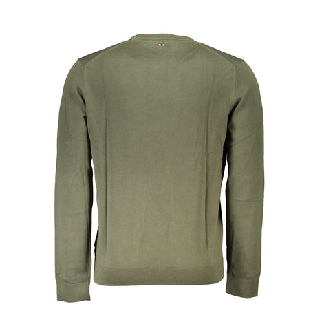 Napapijri Verde Cotton Men Sweater Napapijri