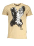 Cavalli Class Beige Cotton Men's T-Shirt Cavalli Class
