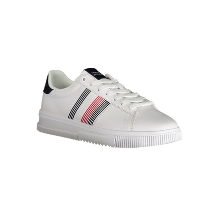Tommy Hilfiger White Polyester Sneaker Tommy Hilfiger