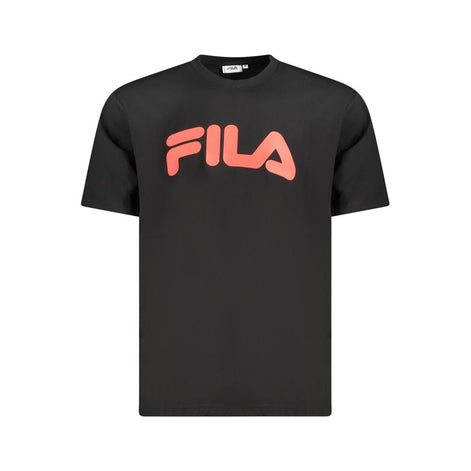 Fila Black Cotton Men T-Shirt Fila