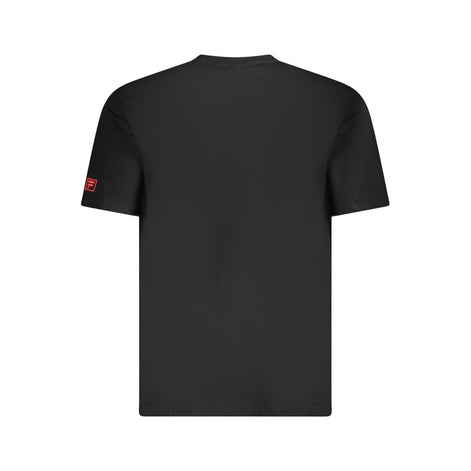 Fila Black Cotton Men T-Shirt Fila
