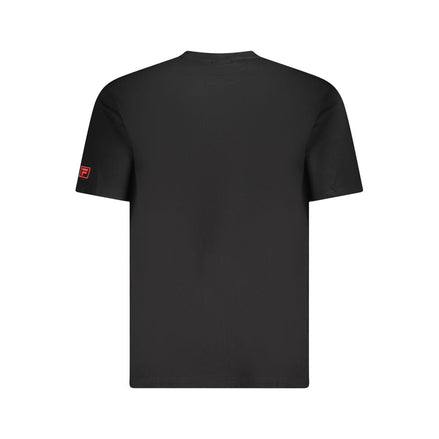 Fila Black Cotton Men T-Shirt Fila