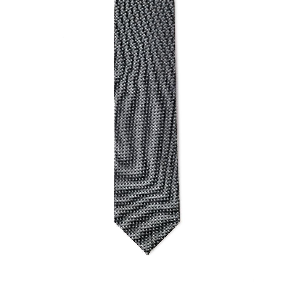 Jil Sander Gray Silk Tie Jil Sander