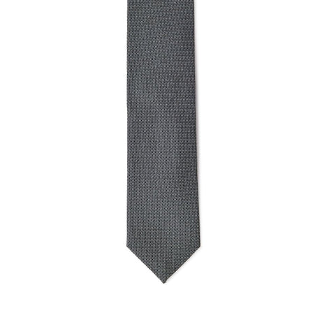 Jil Sander Gray Silk Tie Jil Sander